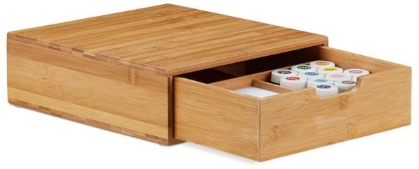 Relaxdays Schubladenbox Bambus