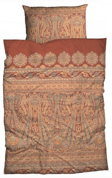 LIVING DREAMS Bettwäsche KIRANA reine Baumwolle Satin hautfreundlich hergestellt in EUROPA, Satin, italienischer Flair Paisleys Ornamente absolut hip