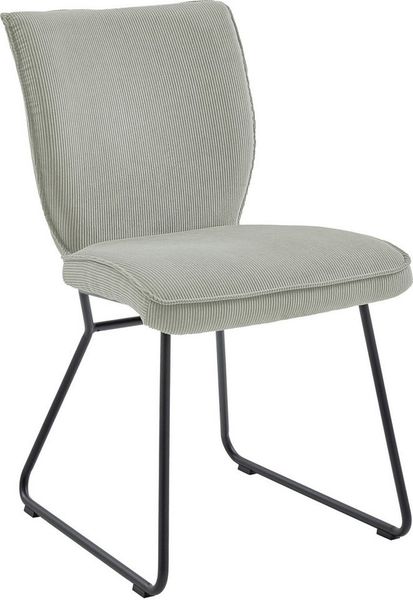 NIEHOFF SITZMÖBEL Esszimmerstuhl, 2er Set, Bezug Cord, Kufengestell, Sitzhöhe 50