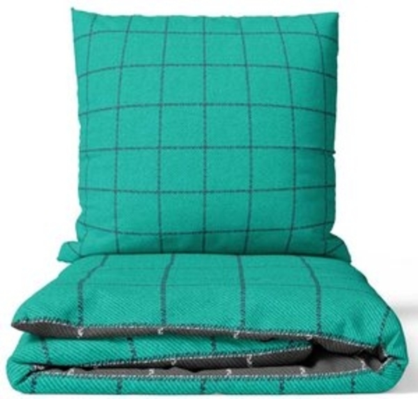 Leonado Vicenti Bettwäsche Baumwolle 135x200, 155x200, 155x220, 200x200, 200x220 oder 240x220, Renforcé, 2 teilig, kariert und zweifarbig mit Reißverschluss Bild 6