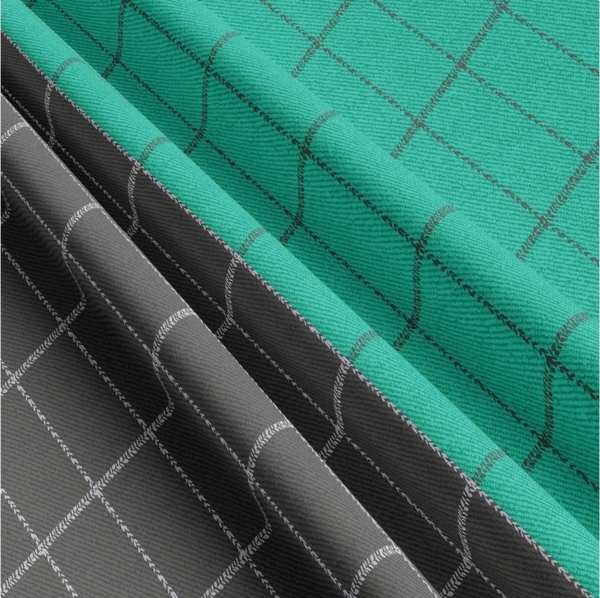 Leonado Vicenti Bettwäsche Baumwolle 135x200, 155x200, 155x220, 200x200, 200x220 oder 240x220, Renforcé, 2 teilig, kariert und zweifarbig mit Reißverschluss Bild 3