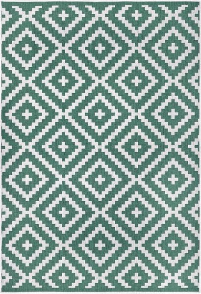 OTTO home Teppich Ronda Wendeteppich, rechteckig, Höhe: 5 mm, Sisal-Optik, Flachgewebe, In- und Outdoor, geometrisches Boho Design