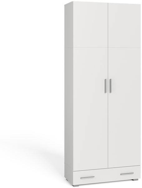 Aktenregal Frank Weiß 80 x 182.4 cm mit Schublade Vicco