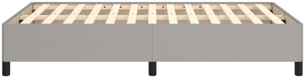 vidaXL Polsterbett, Stoff, 33,5 cm, Hellgrau, 120x190 cm Bild 7