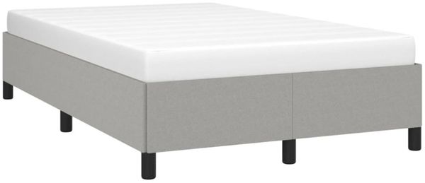 vidaXL Polsterbett, Stoff, 33,5 cm, Hellgrau, 120x190 cm Bild 6
