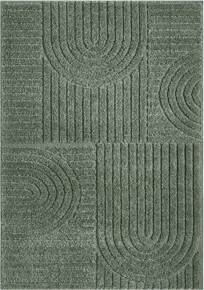OTTO home Teppich Jonne, Boho-Design, Scandi, Designteppich, rechteckig, Höhe: 20 mm, Hoch-Tief, 3D Optik, skandinavischer Stil, Wohnzimmer, Schlafzimmer