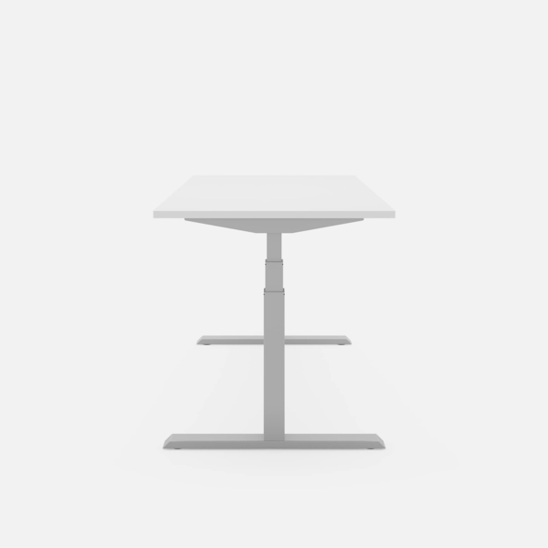 SLS 470 PRO Schreibtisch - 160 , Lichtgrau , Silber Bild 5