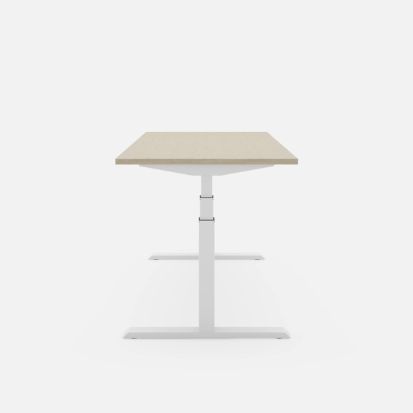 SLS 470 PRO Schreibtisch - 160 , Lichtgrau , Silber Bild 4