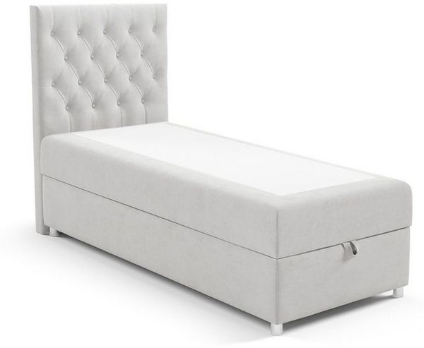 Best for Home Boxspringbett Trinity K-14 Boxspringbett mit Bettkasten & Bonnell-Federkern (Einzelbett, Polsterbett gepolstertes Kopfteil, Jugendbett, Kinderbett, 3-St, 70x200 80x200 90x200 100x200 cm), Handwerksqualität, TOP Preis-Leistungs-Verhältnis
