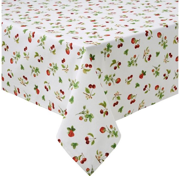 REDBEST Tischdecke Tischdecke, Baumwolle Motiv: Früchte/Blatt