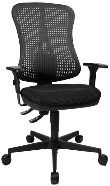Drehstuhl Home P / Head Point P, Kunststoff, Netzstoff, Stoff, Schwarz, 47 x 113 x 47 cm