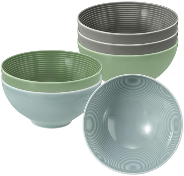 Seltmann Weiden Beat Color Glaze Müslischale ø 15,7 cm 6er Set Gemischt