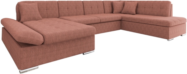 Wohnlandschaft Bergen Cord (Farbe: Poso 29, Seite: Links)