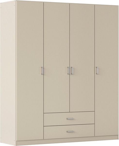 rauch Drehtürenschrank Kleiderschrank Garderobe GAMMA Breiten 91/136/181/226/271/315/360 cm (in 3 Ausstattungen BASIC/CLASSIC/PREMIUM (inkl. SOFT-CLOSE-Funktion) mit Schubladen, verschiedene Griff-Varianten TOPSELLER MADE IN GERMANY