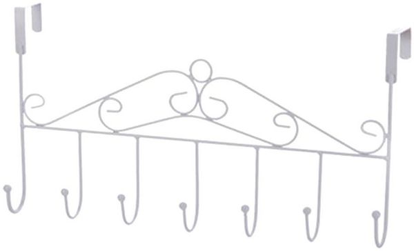 BAYLI Türgarderobe 4er Set Türgarderobe Metall für Montage über der Tür, Kleiderhaken