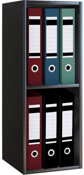 VCM Büroregal & Bücherregal Offas 916745 Schwarz H. 72 x B. 34 x T. 30 cm Bild 2
