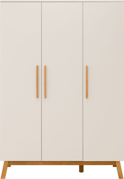 Bopita Kaleo Kleiderschrank 3-türig - Rose Wood Oa - Material: MDF / Buche - Babypark. de
