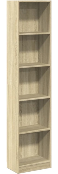 vidaXL Bücherregal Sonoma-Eiche 40x24x176 cm Holzwerkstoff 857794