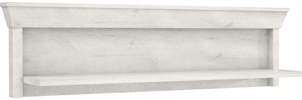 FORTE Kashmir Wandpaneel, Holzwerkstoff, Weiß/Beige, 122,8 x 33,8 x 24,5 cm