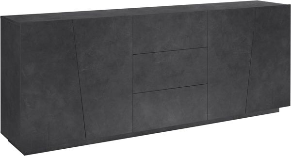 Sideboard >Viterbo< in Schiefer Nachbildung - 220x86x43cm (BxHxT) Bild 2