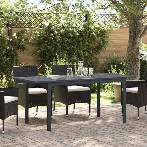 vidaXL Terrassentisch Anthrazit 180 x 80 x 74 cm 42010362