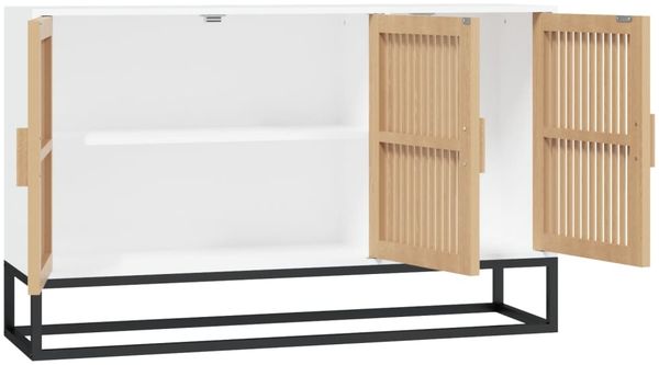 Sideboard, Wohnzimmerschrank Weiß 105x30x65 cm Holzwerkstoff Bild 6