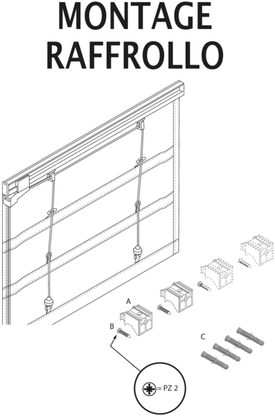 Basic Raffrollo Faltrollo 50x175 cm Beige Raffgardine Bild 4