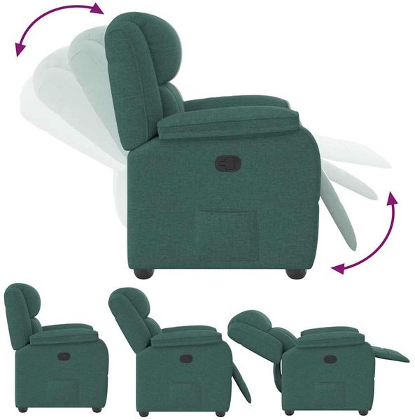vidaXL Relaxsessel Dunkelgrün Stoff 4015706 Bild 6
