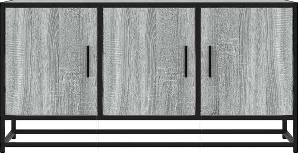 vidaXL TV-Schrank Grau Sonoma 100x35x50 cm Holzwerkstoff und Metall 848832 Bild 4