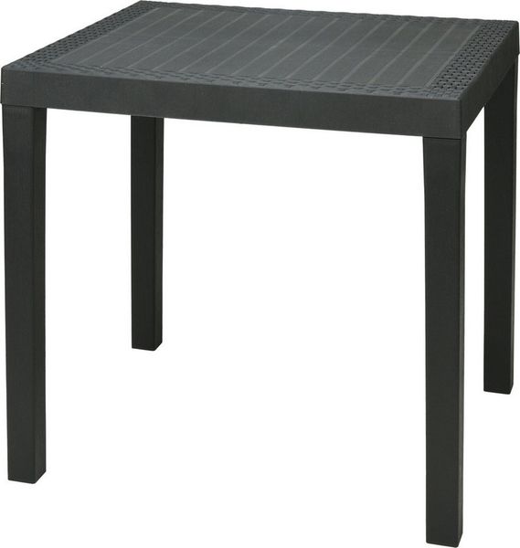 Progarden Balkonset Gartenmöbel Terrassenmöbel Anthrazit 3 Tlg. Set, (Set, 3-tlg, Packung), Schwarz, Rattan Optik, 3tlg, Wetterfest Bild 3