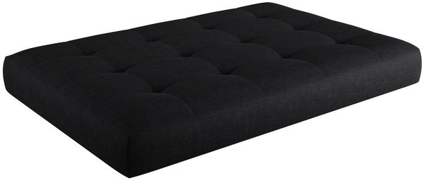 sunnypillow Palettenkissen Kaltschaum Palettenauflage Palettenpolster Palettensofa Sitzkissen Rückenlehne gesteppt Sitzkissen 120 x 60 x 15 cm Black
