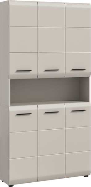 Ice Badschrank hoch in Kaschmir Nachbildung matt