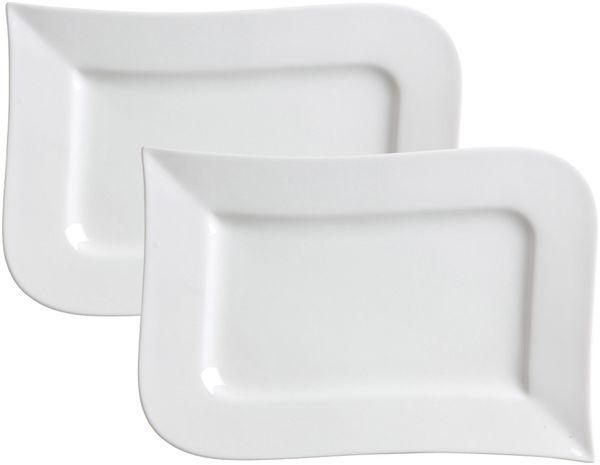 Ritzenhoff & Breker Melodie Servierplatte 36 x 23 cm 2er Set