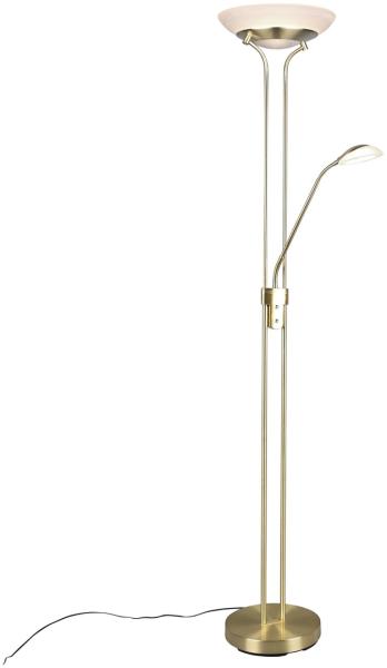 LED-Standleuchte, ORSON, LED/27W und LED/4,5W, 3000K messing Bild 2