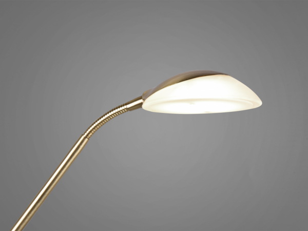 LED-Standleuchte, ORSON, LED/27W und LED/4,5W, 3000K messing Bild 7