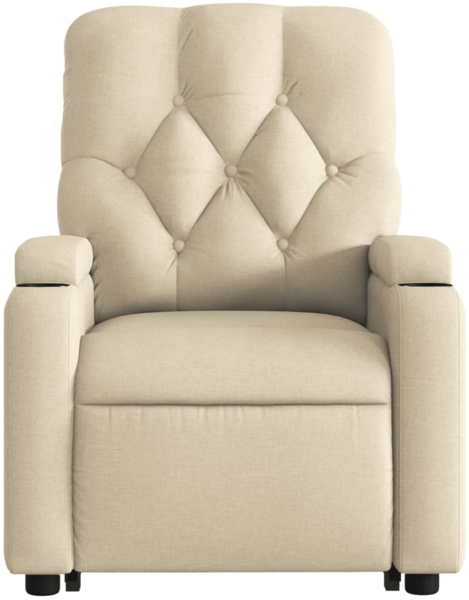 vidaXL Relaxsessel mit Aufstehhilfe Creme Stoff 3204719 Bild 8