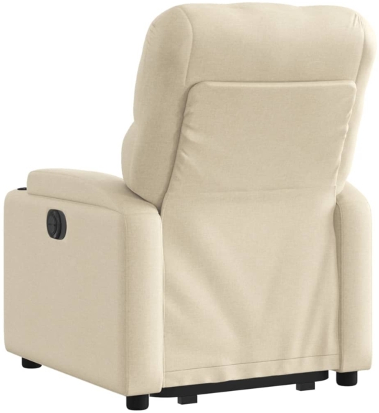 vidaXL Relaxsessel mit Aufstehhilfe Creme Stoff 3204719 Bild 4