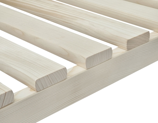 Niederflurbett metallfrei 180x200 Futon metallfreier Lattenrost, Fichte unbehandelt V-60.97-18ohne Zubehör Bild 9