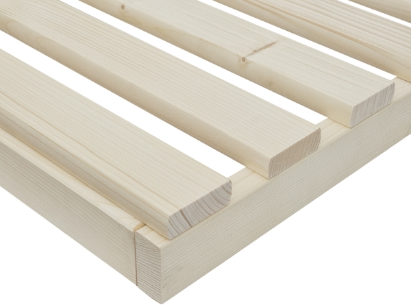 Niederflurbett metallfrei 180x200 Futon metallfreier Lattenrost, Fichte unbehandelt V-60.97-18ohne Zubehör Bild 5