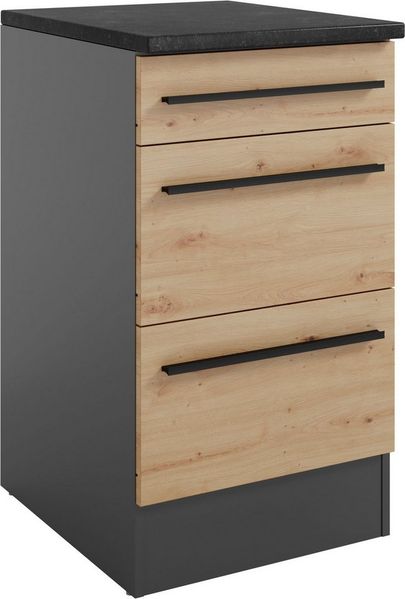 BASIC by Balculina Unterschrank Jazz B/T/H 50x60x90 cm (1-St) Breite 50cm, Melaminbeschichtung