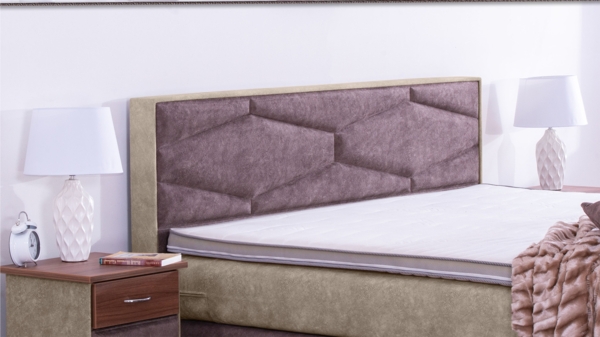 Meisterbetten Boxspringbett Fabi 100x200 in DS-Beige in DS-Sand, Matratzenbezug Nano, Komfortschaum-Topper Bild 6