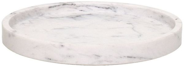 houseproud Dekotablett Orbit - rundes Tablett aus Marmor