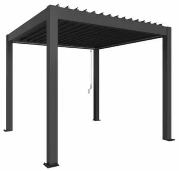 Biohort Pergola 3 x 3 m dunkelgrau-metallic dunkelgrau-metallic
