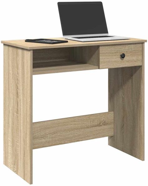 vidaXL Schreibtisch Sonoma-Eiche 80x40x75 cm Holzwerkstoff 860474