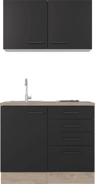 Flex-Well Küchenzeile Capri, mit E-Geräten, Gesamtbreite 100 cm, in weiten Farben erhältlich