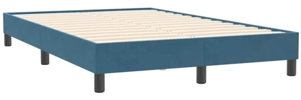 vidaXL Bettgestell ohne Matratze Dunkelblau 120x210 cm Samt 4101353 Bild 6