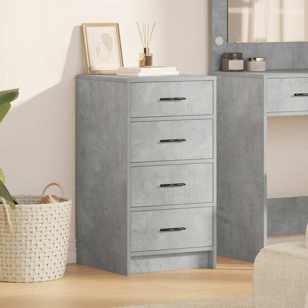 vidaXL Sideboard Betongrau 40 x 41 x 75 cm Holzwerkstoff 865058