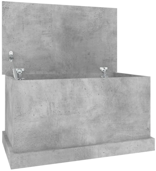 vidaXL Truhe Betongrau 70x40x38 cm Holzwerkstoff 816508