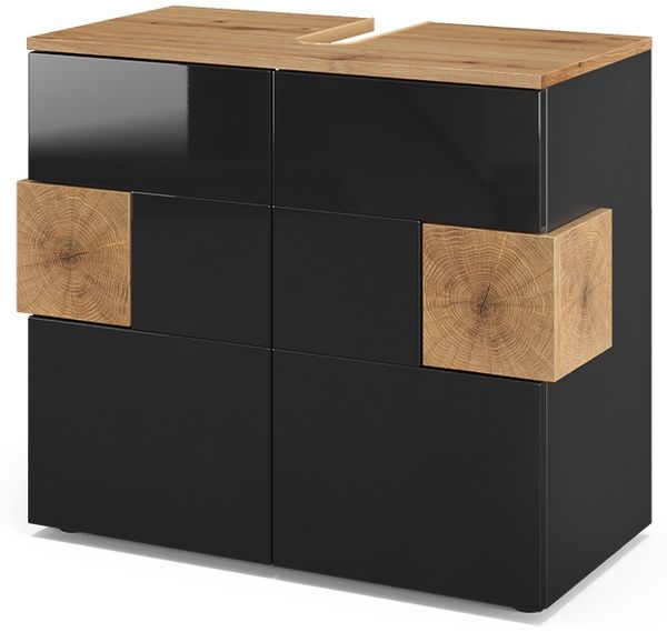 Waschbeckenunterschrank Eden Anthrazit 73.1 x 64 cm Vicco