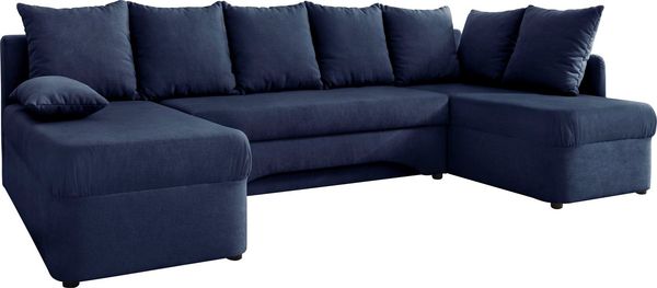 Jockenhöfer Gruppe Wohnlandschaft U-Form, B: 260 cm, mit Bettfunktion & Bettkasten